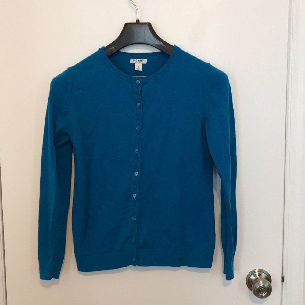 Blue Old Navy cardigan